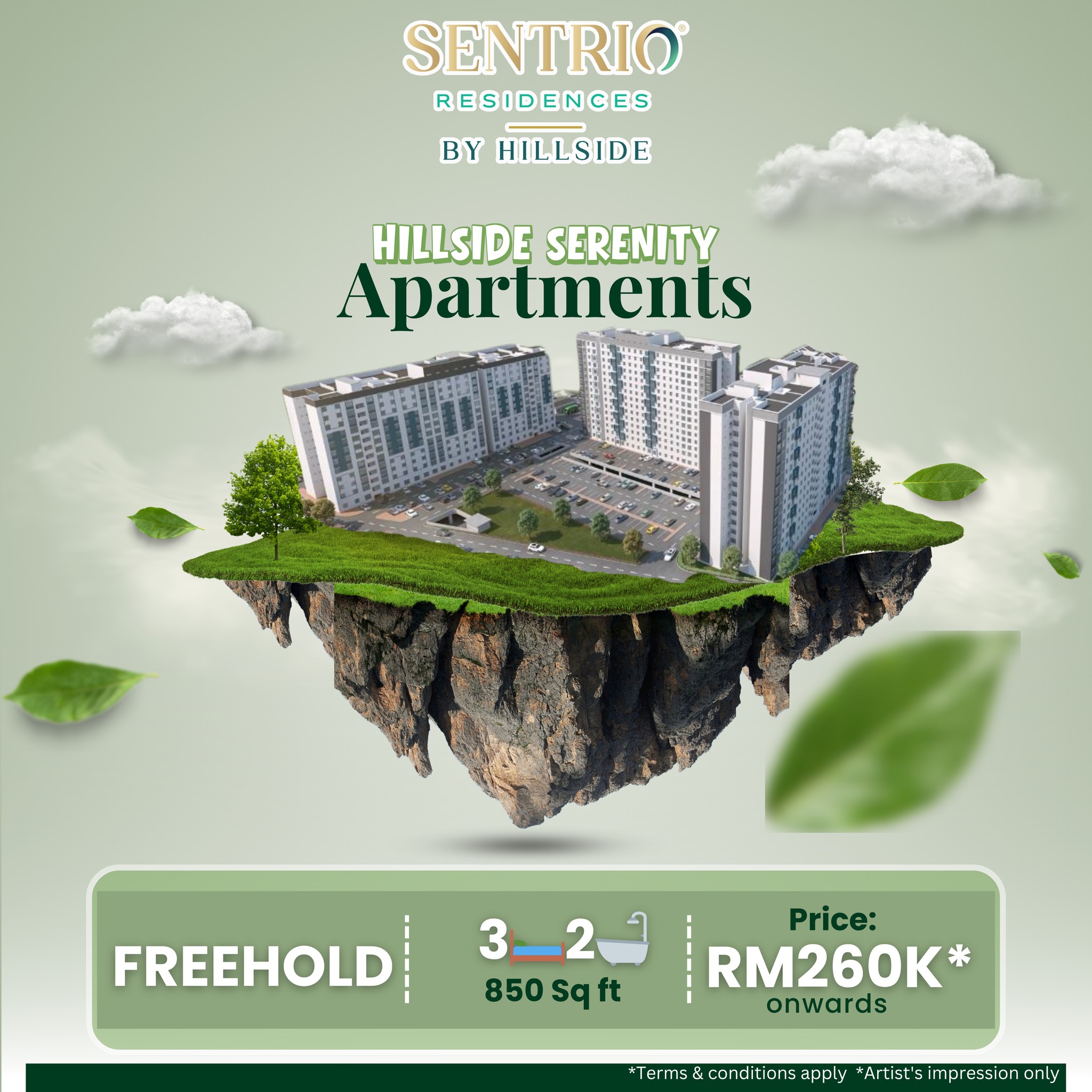 Sentrio Residences By Hillside, Seremban - 𝐑𝐮𝐦𝐚𝐡 𝐀𝐬𝐭𝐞𝐫 dibina dengan ...