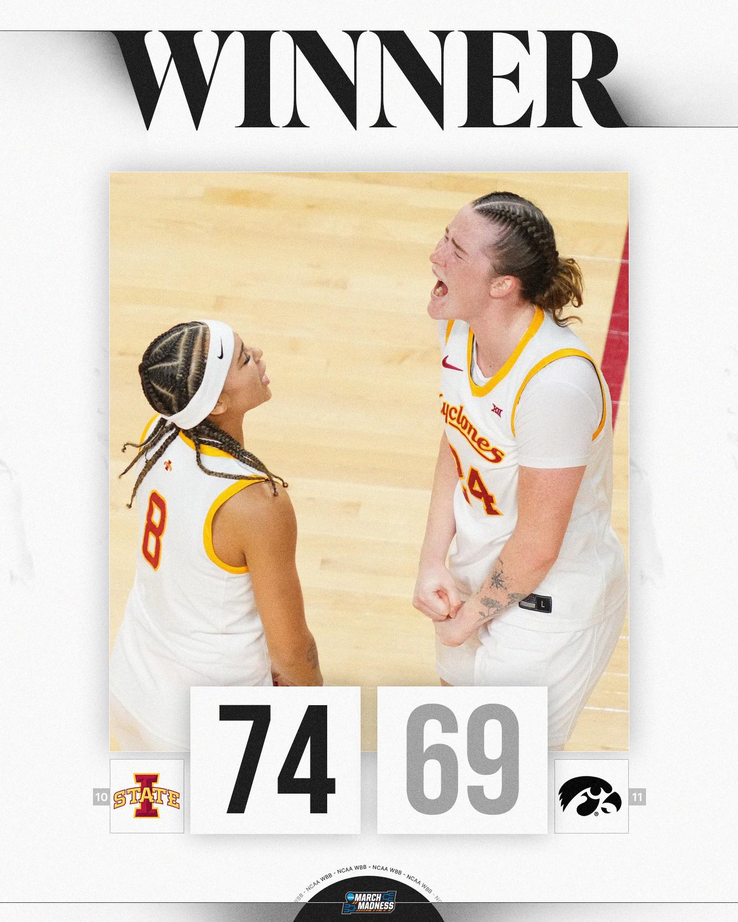 March - 🔥 AND STILL UNDEFEATED No. 10 Iowa State gets the DUB in a ...