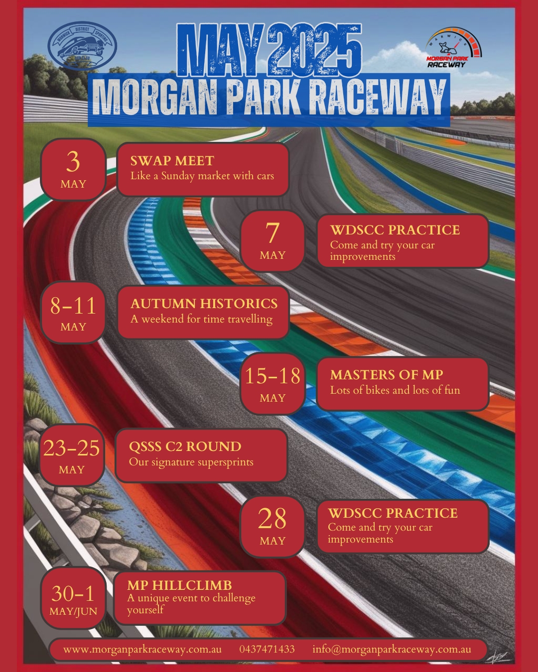 Mark your calendars! Next couple of... - Morgan Park Raceway | Facebook