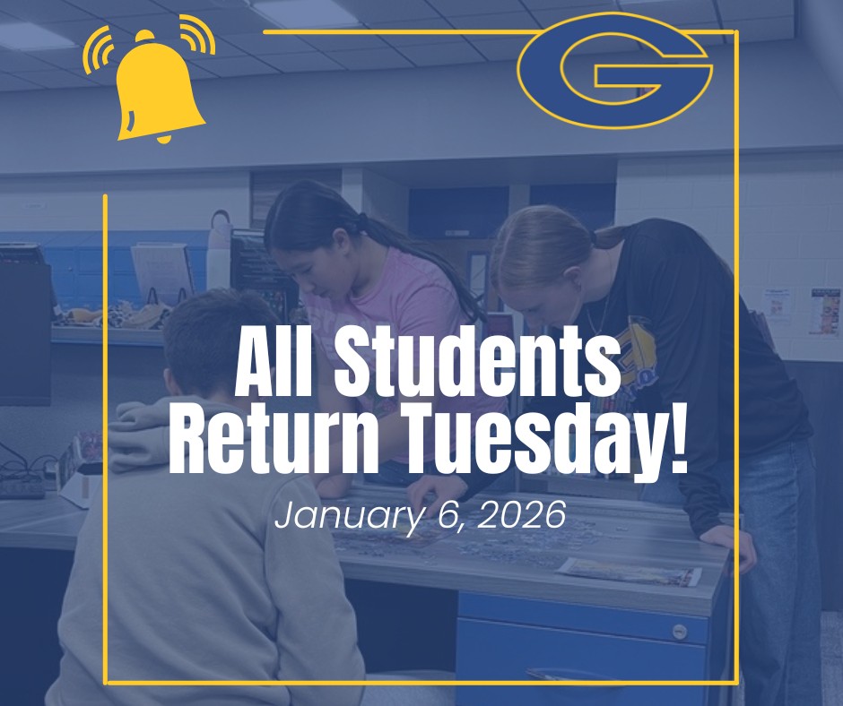 Gering - 📣 REMINDER 📣 All students return to school on Tuesday, January ...