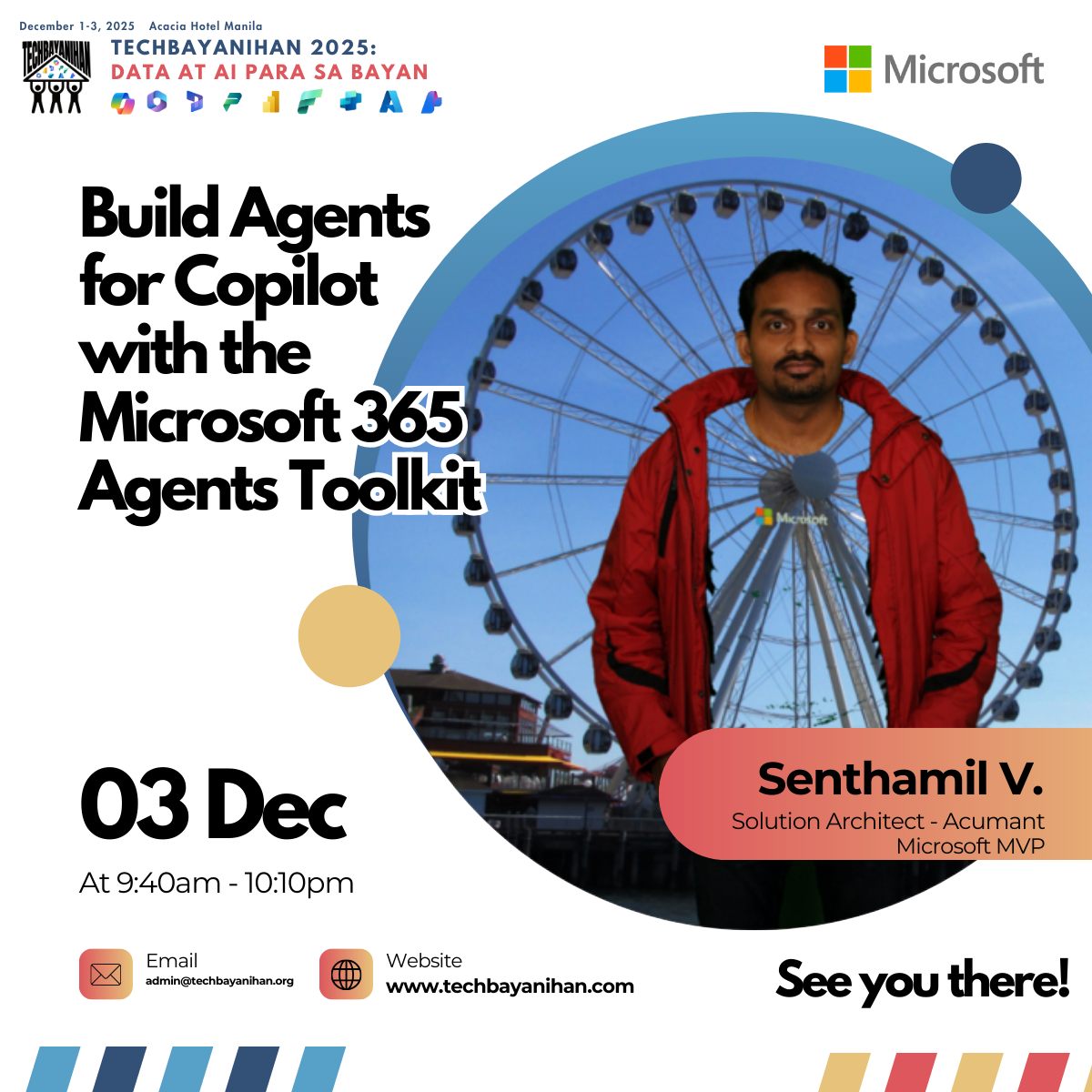 Techbayanihan - Discover how to build intelligent Copilot agents using ...