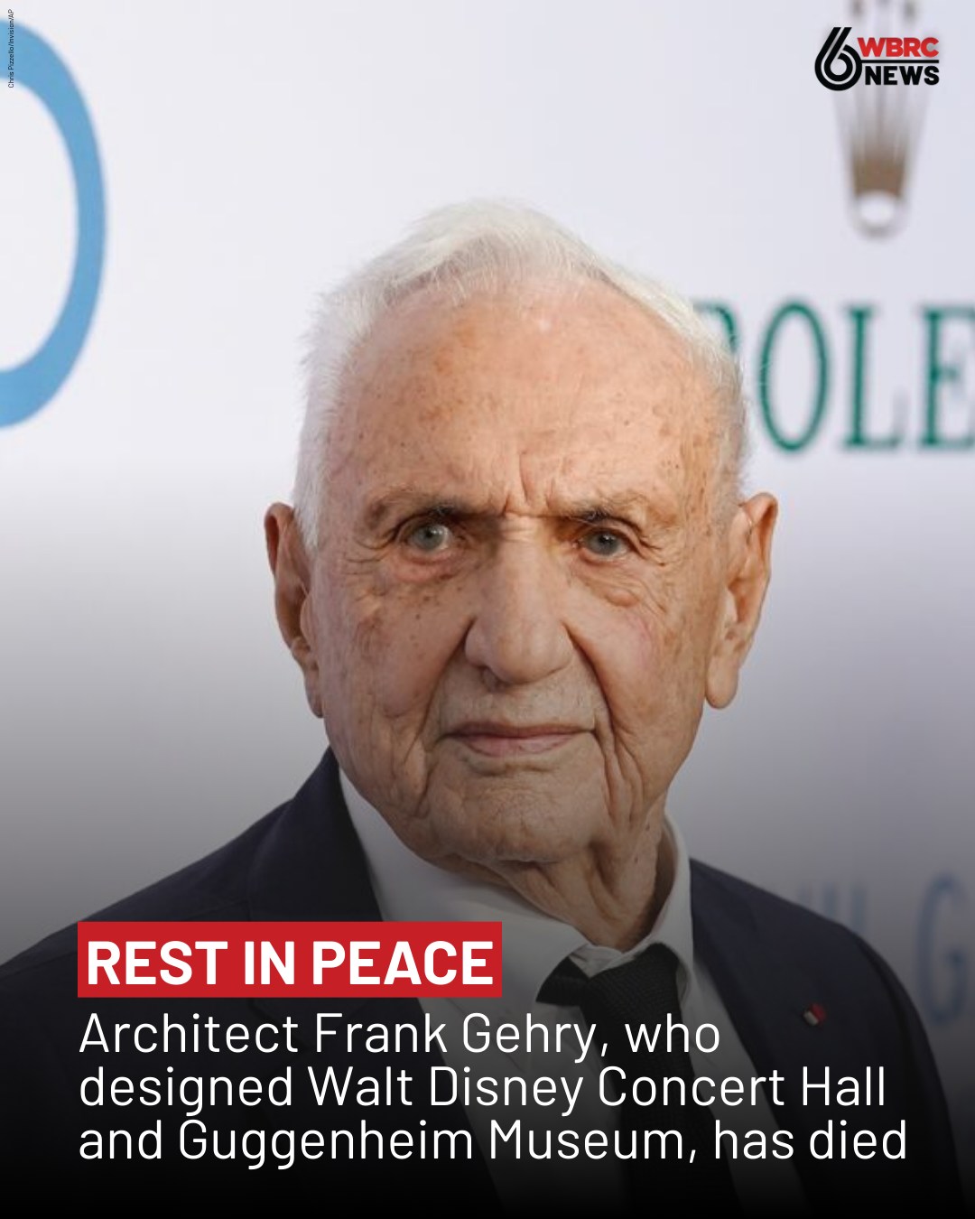 Frank Gehry, the most celebrated architect of his time, has died