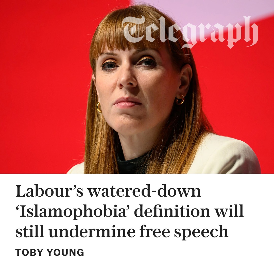 The Telegraph - ️ 'British Muslims are already protected under the law ...
