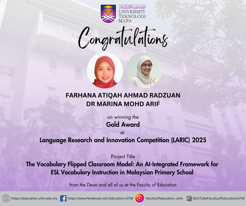 We are proud to celebrate Farhana Atiqah binti Ahmad Radzuan and her ...