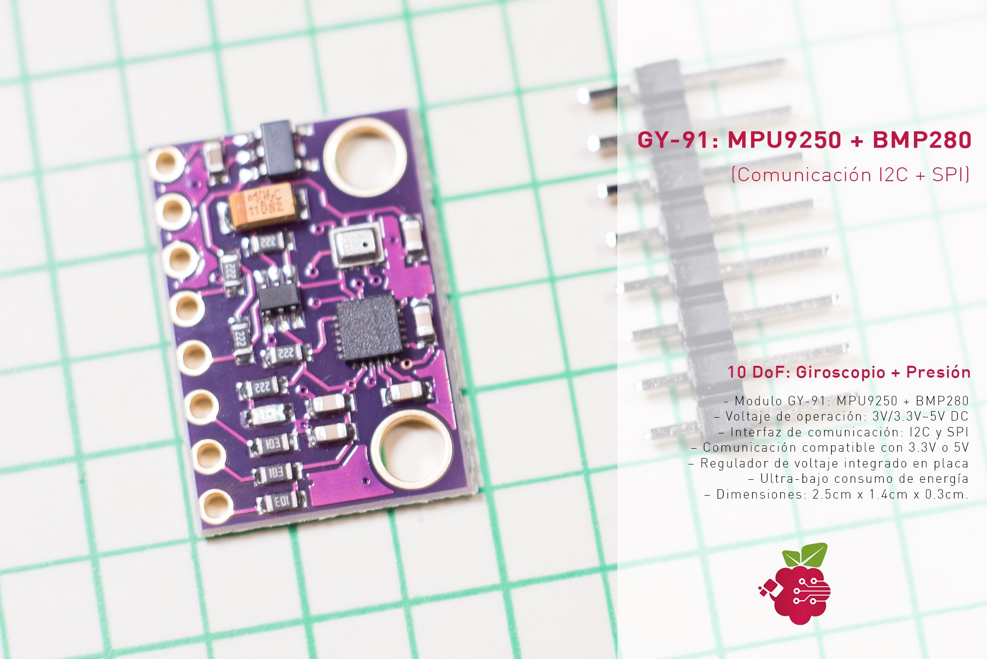 Mundo Raspberry - [ Módulo Giroscopio MPU9250 + Sensor... | Facebook