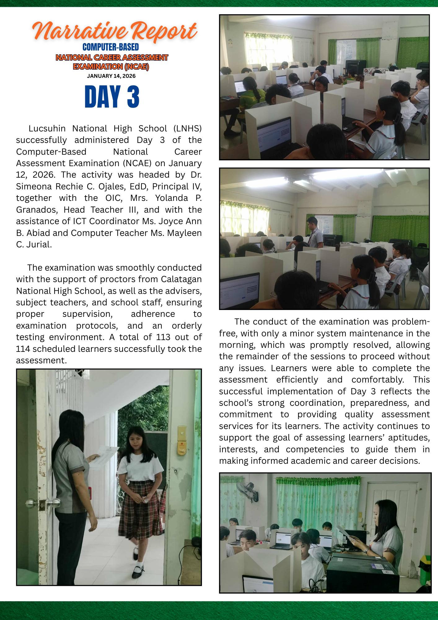 DepEd... - DepEd Tayo Lucsuhin National High School Batangas