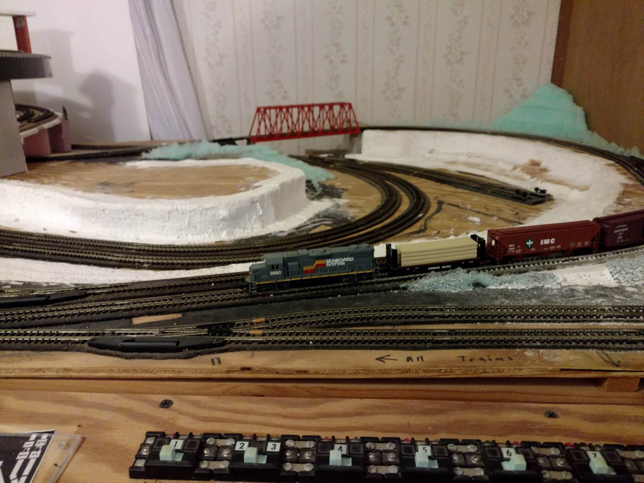 The new N scale layout is in place and running at the... - Chattanooga ...