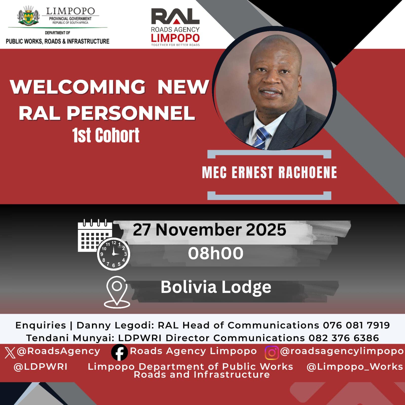 In a bid to strengthen internal capacity, the MEC for Public Works ...