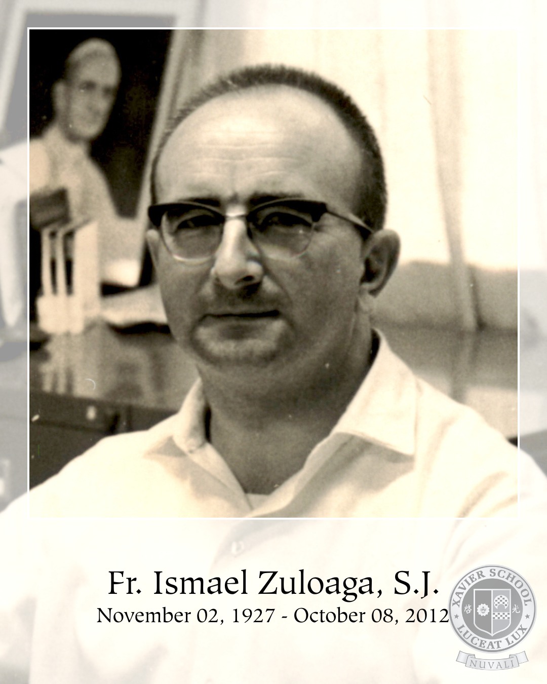 Xavier - Today we remember Fr. Ismael Zuloaga, S.J., a Basque Jesuit ...