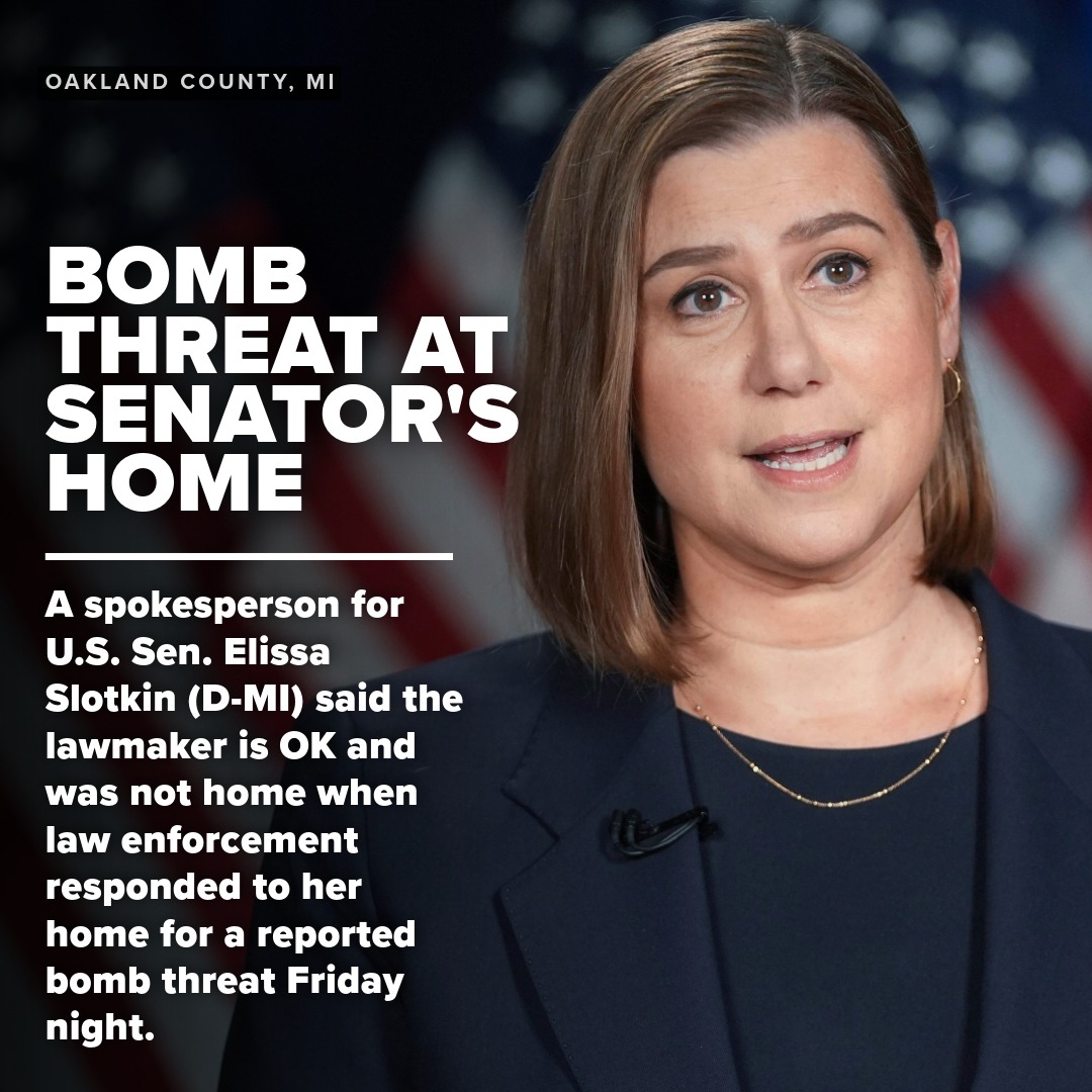 Mid-Michigan - Law enforcement responded to Senator Slotkin's home for ...