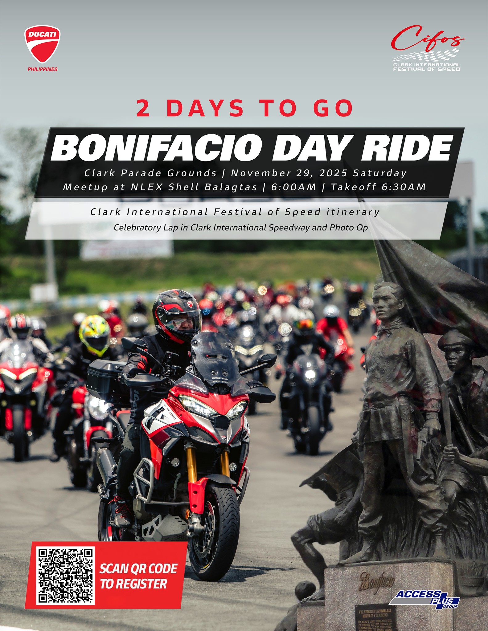 Ducati - JUST 2 DAYS LEFT The Ducati Bonifacio Day Ride is almost here ...