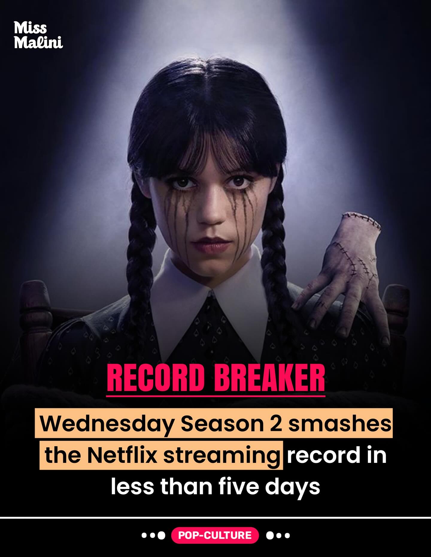 MissMalini - According to Netflix, Wednesday season 2 part... | Facebook