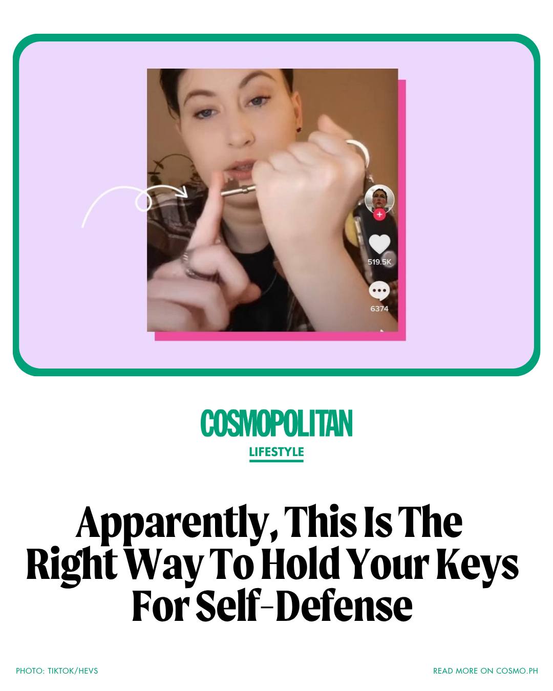 Your keys could be your secret... - Cosmopolitan Philippines | Facebook