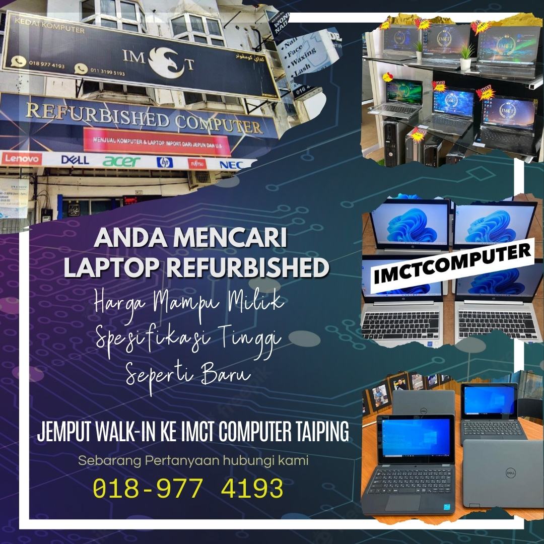 IMCT Computer... - IMCT Computer Refurbished - Taiping