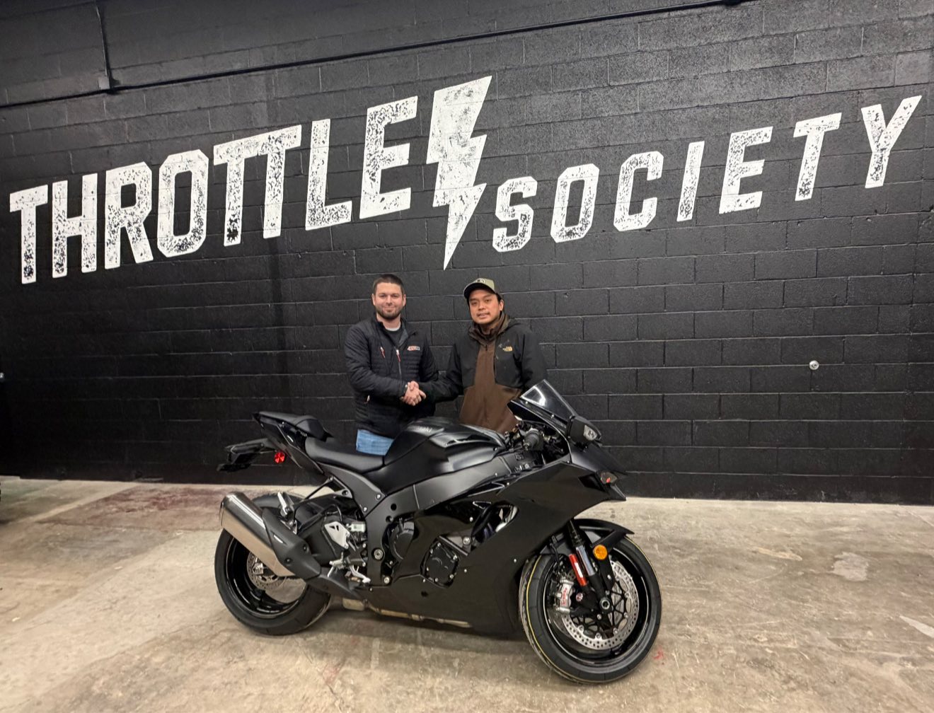 This New Kawasaki USA Ninja ZX-10R was on the showroom floor one
