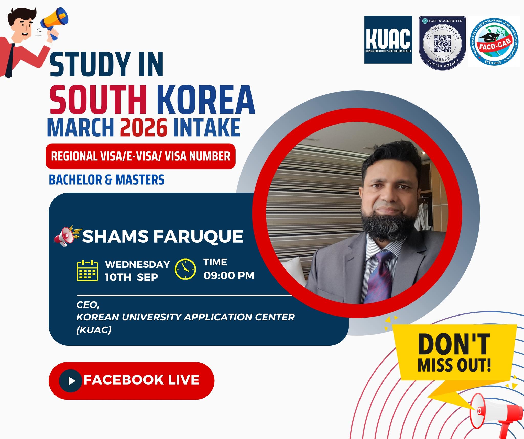 🎓 Study in South... - Korean University Application Centre | Facebook