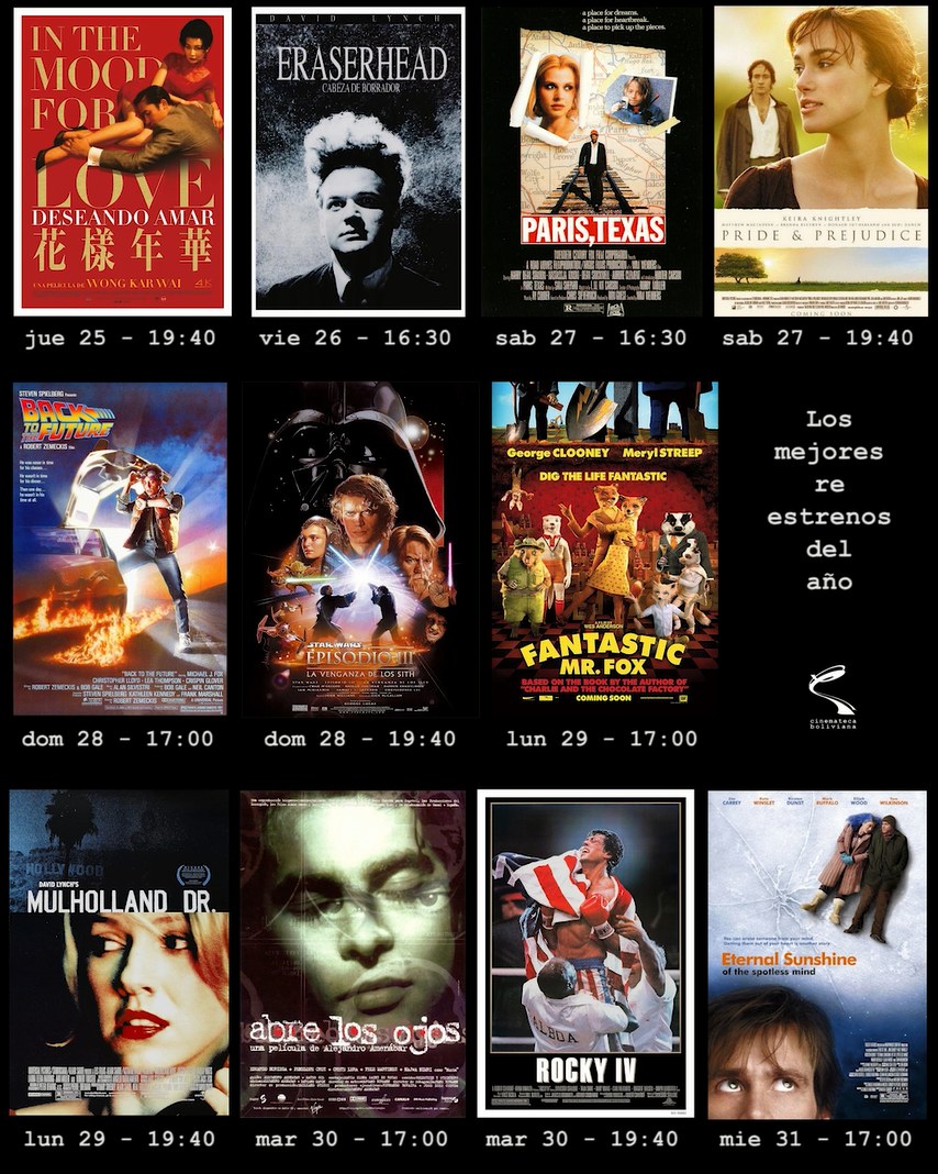 Cinemateca - Despedimos el año con un repaso a los mejores re-estrenos ...
