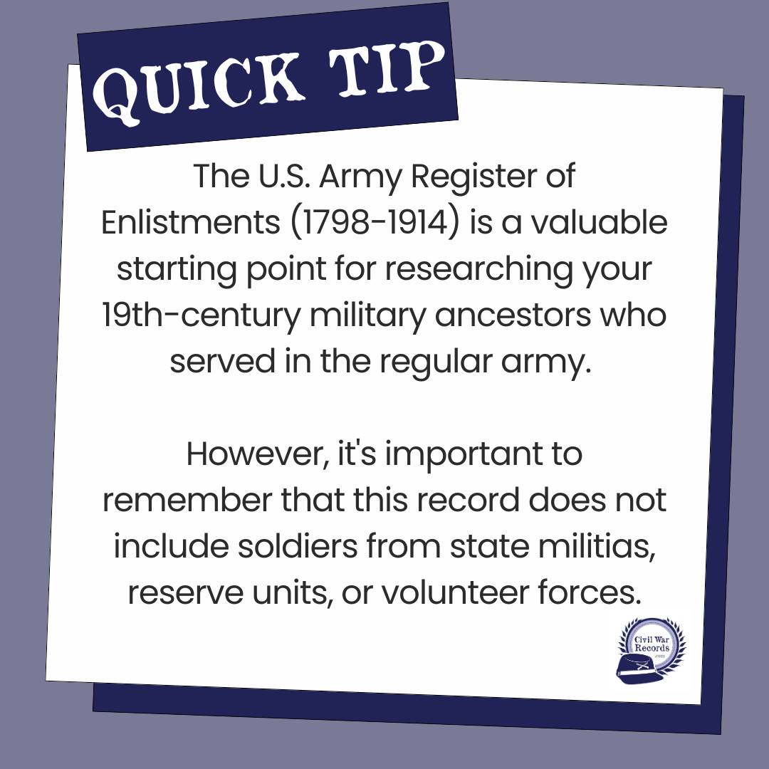 Civil - These registers document an individual soldier's service in the ...