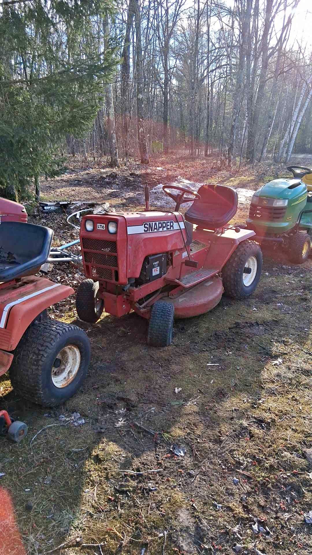 Snapper LT16 Riding Mower - Lawn Mowers - Amberg, Wisconsin | Facebook ...