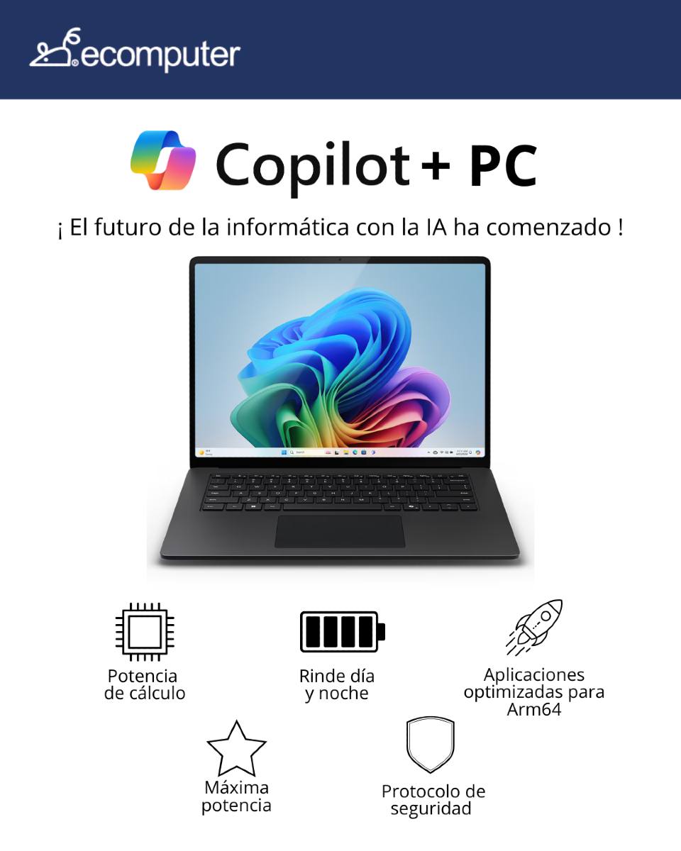 Ecomputer - 🚀 ¡El futuro ya está aquí con Copilot+ PC! La inteligencia ...