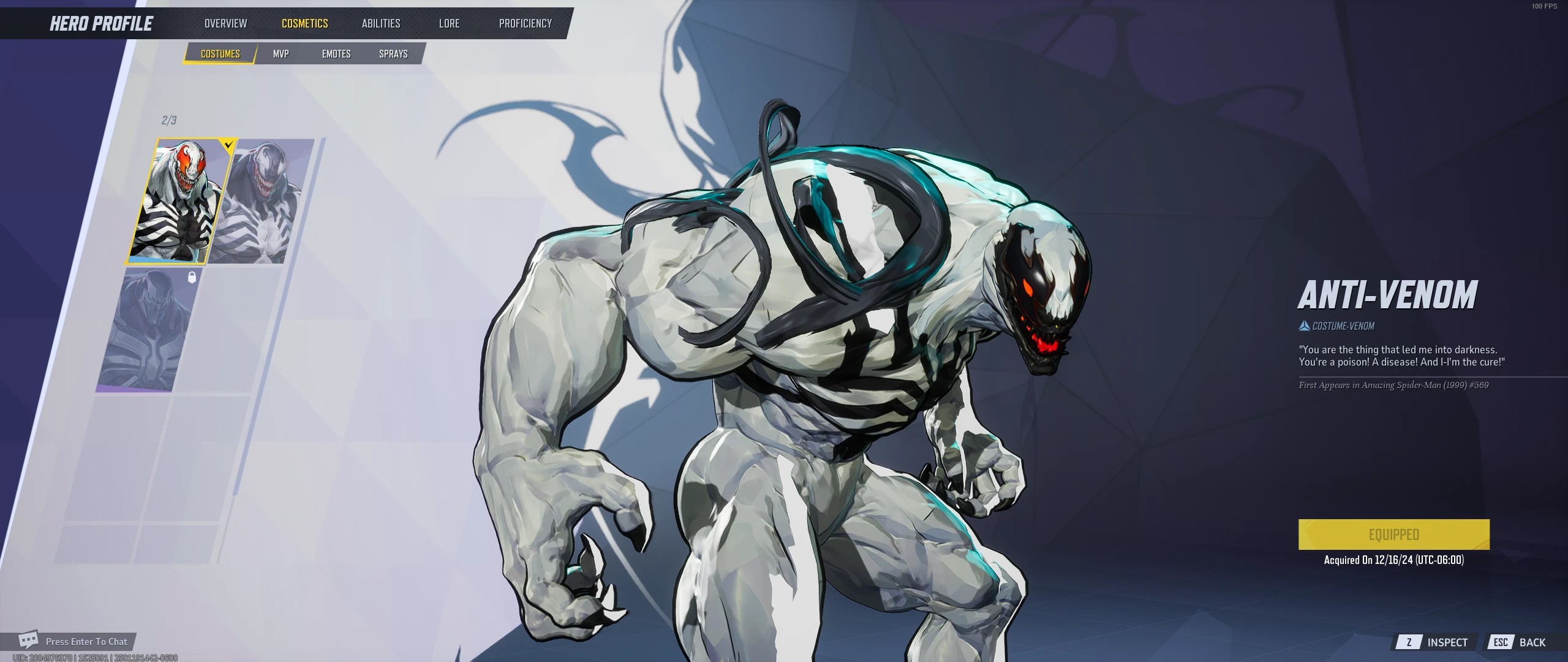 Marvel Rivals | Mods trying to fix Anti Venom's Chroma, making it more ...