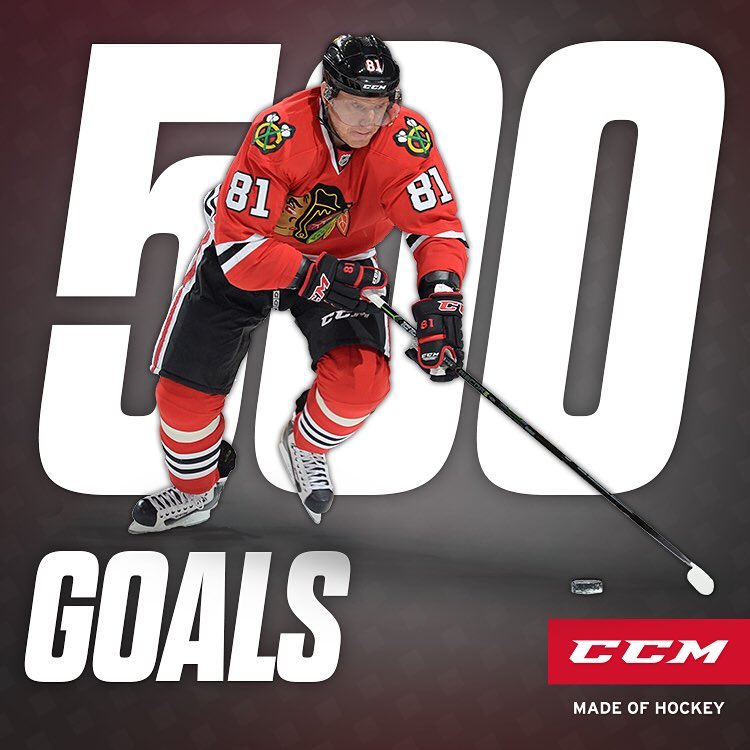 CCM - シカゴブラックホークスのマリアン・ホッサ選手NHL史上44人目の 