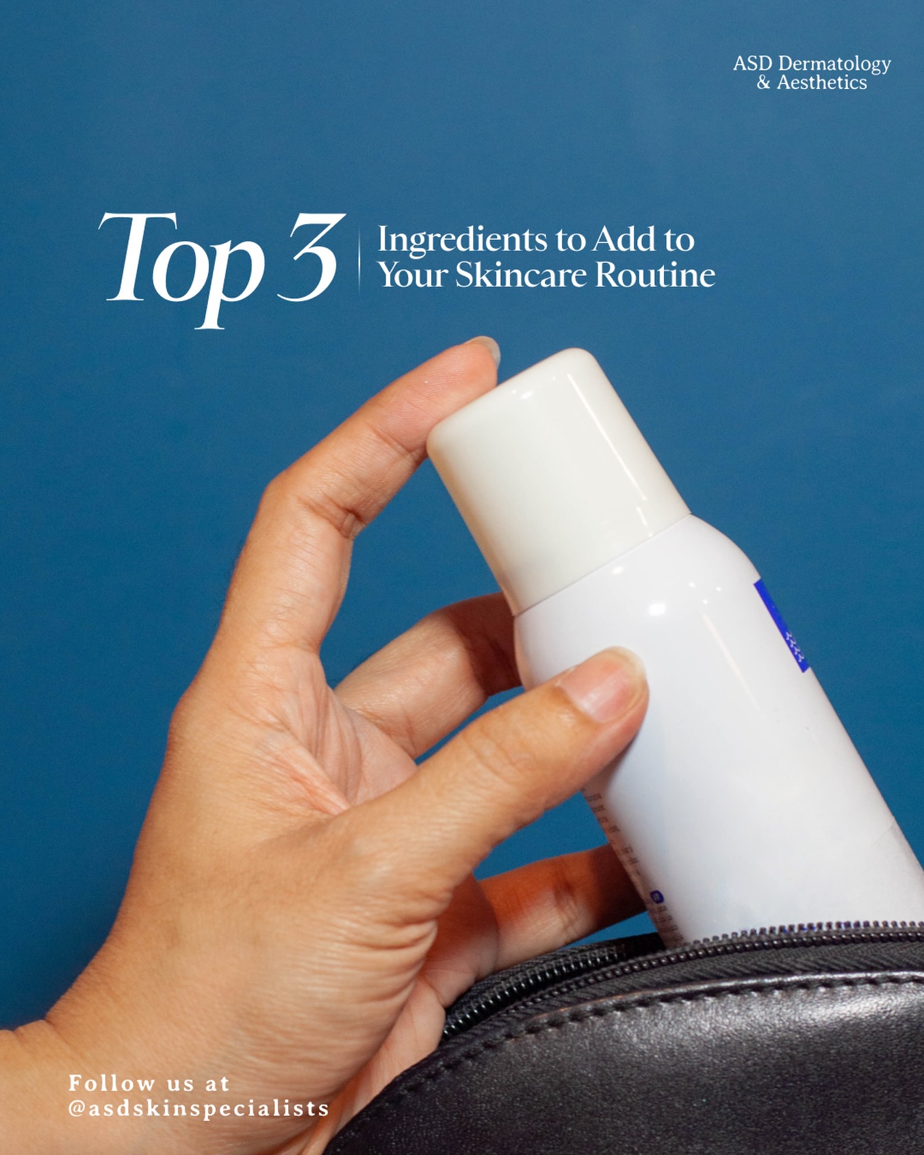 ASD - Top 3 skincare ingredients dermatologists actually swear by 👩🏻‍⚕️ ...