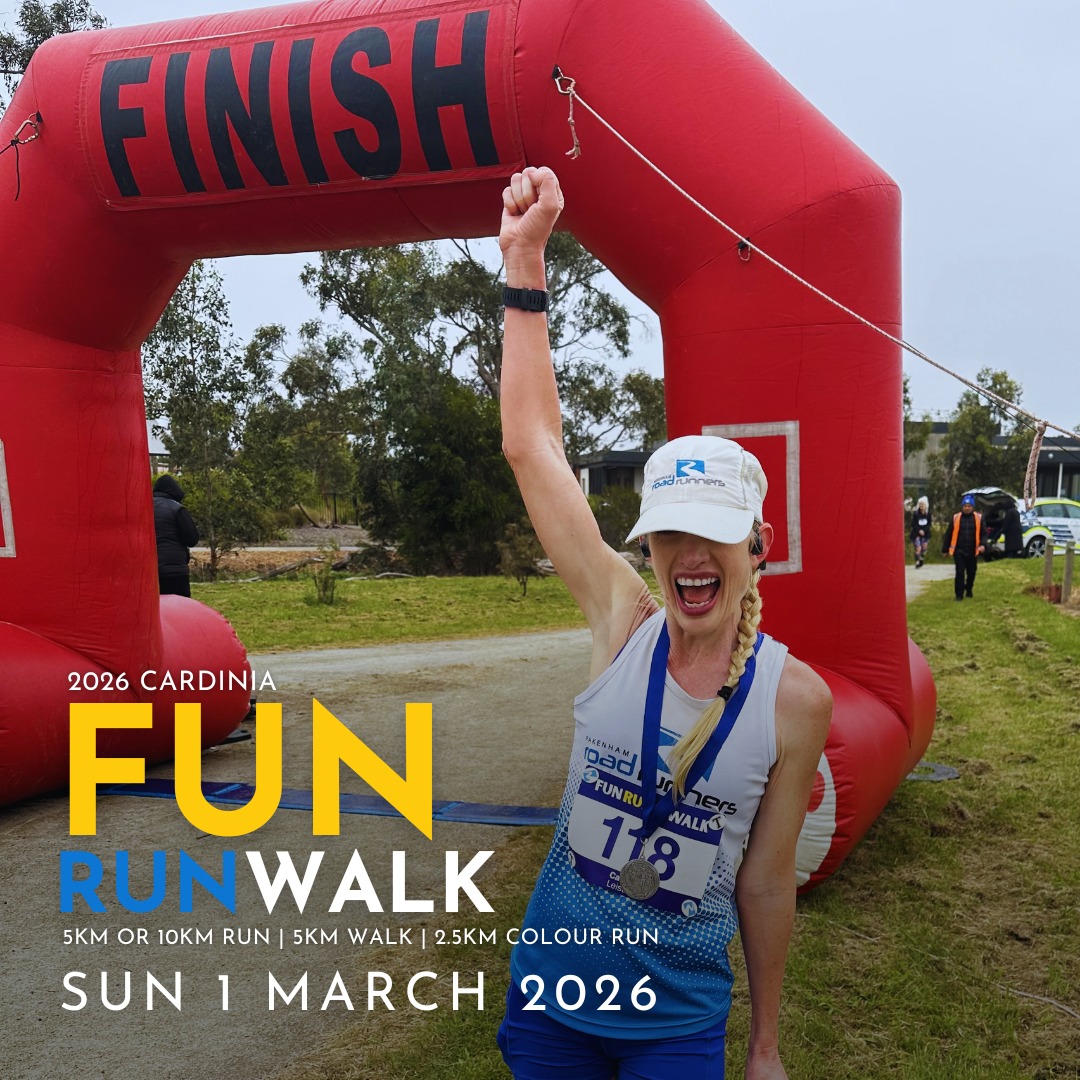 Cardinia - Want that finish‑line feeling? 🏅 The 2026 Cardinia Fun Run ...