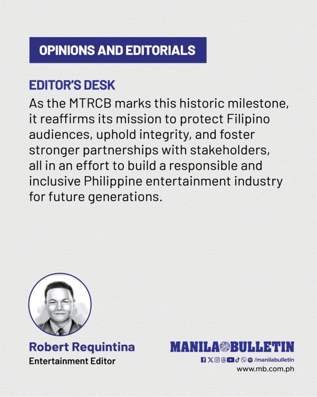 MANILA - The Movie and Television Review and Classification Board ...