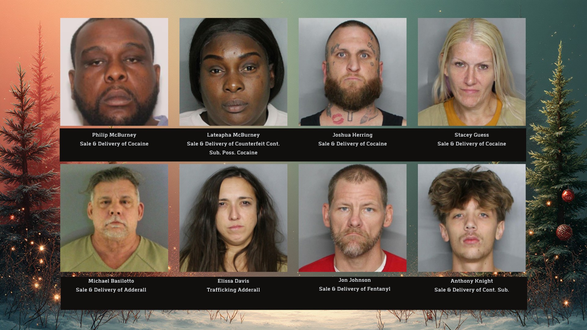 Charlotte - Operation Christmas Crackdown arrests | Facebook