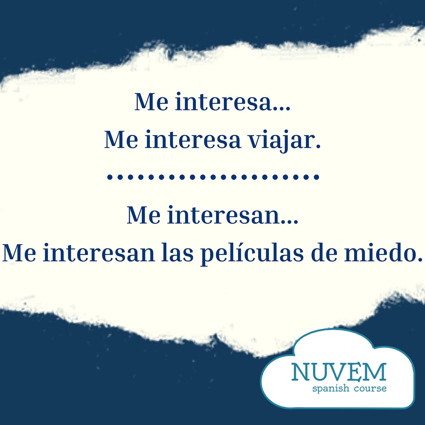 Nuvem Spanish Course - La conjugación del verbo interesarse depende de ...