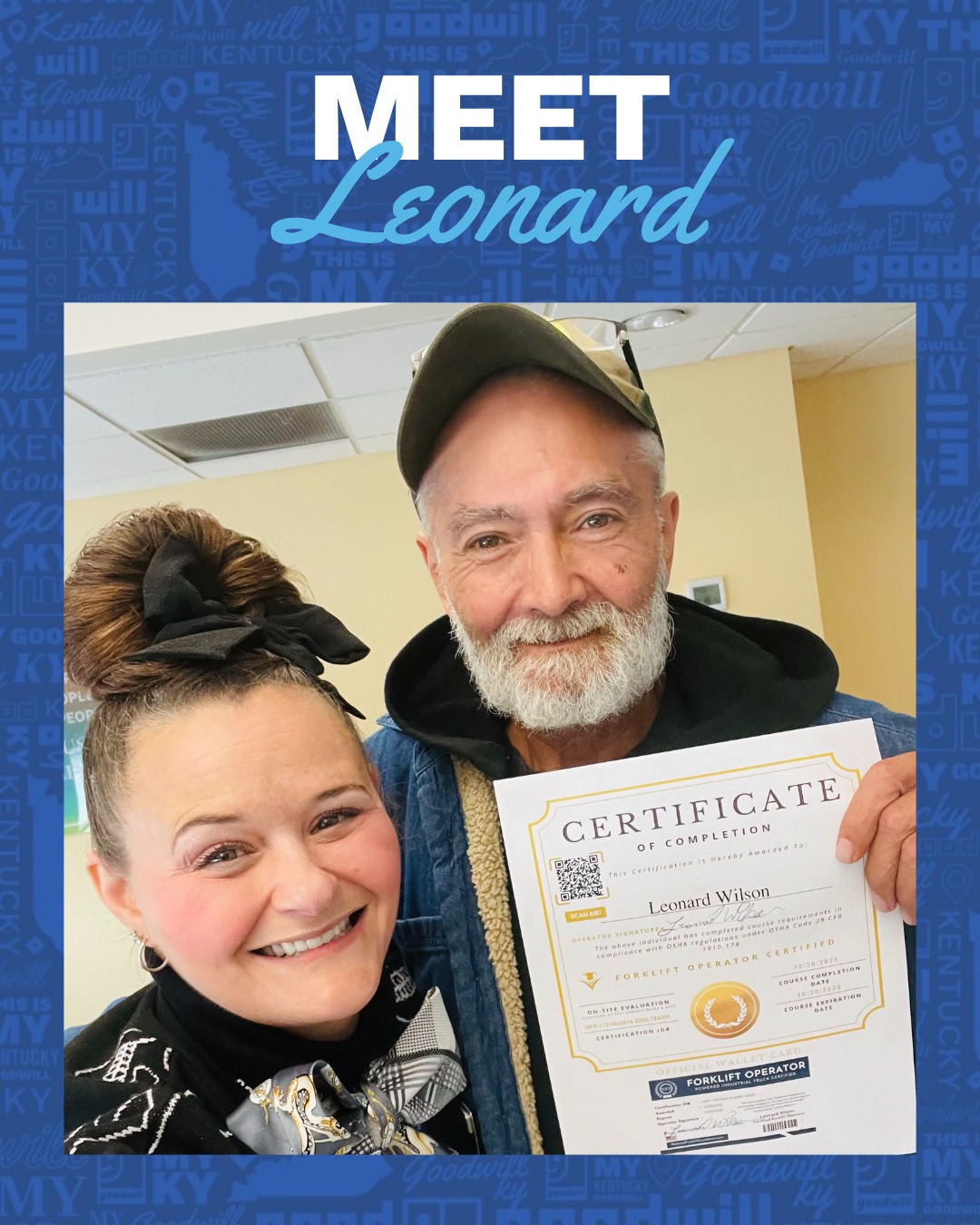 Goodwill - When Leonard, a proud U.S. Army veteran, began falling ...