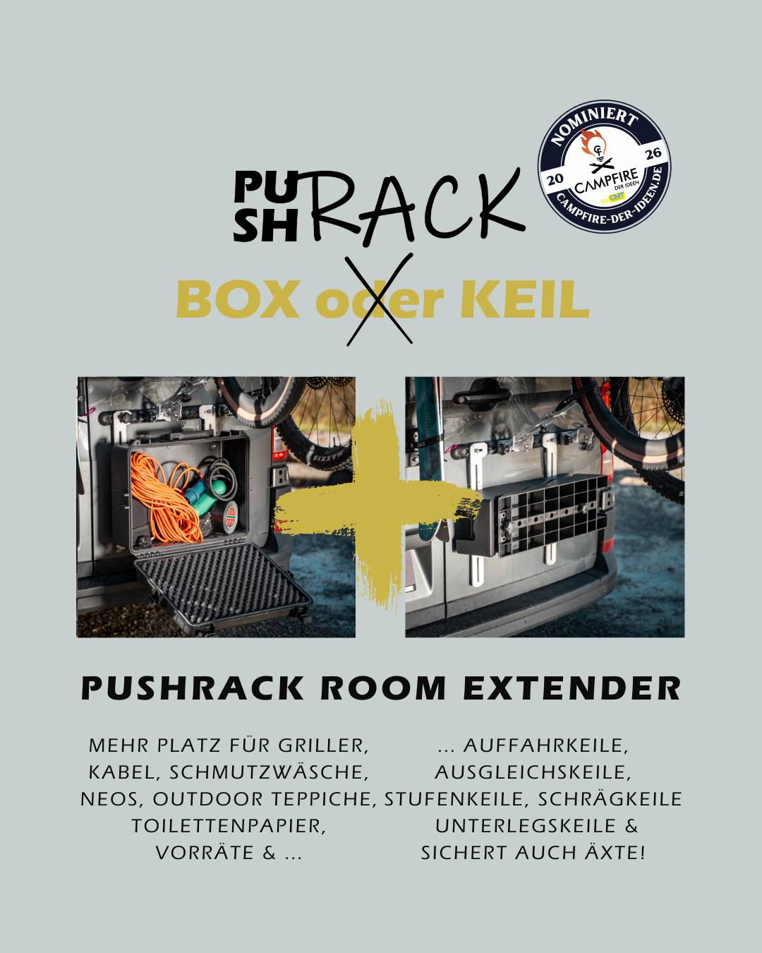 PUSH - 🚀 Neuheit: Der PUSHrack Room Extender! Die ultimative Lösung des ...