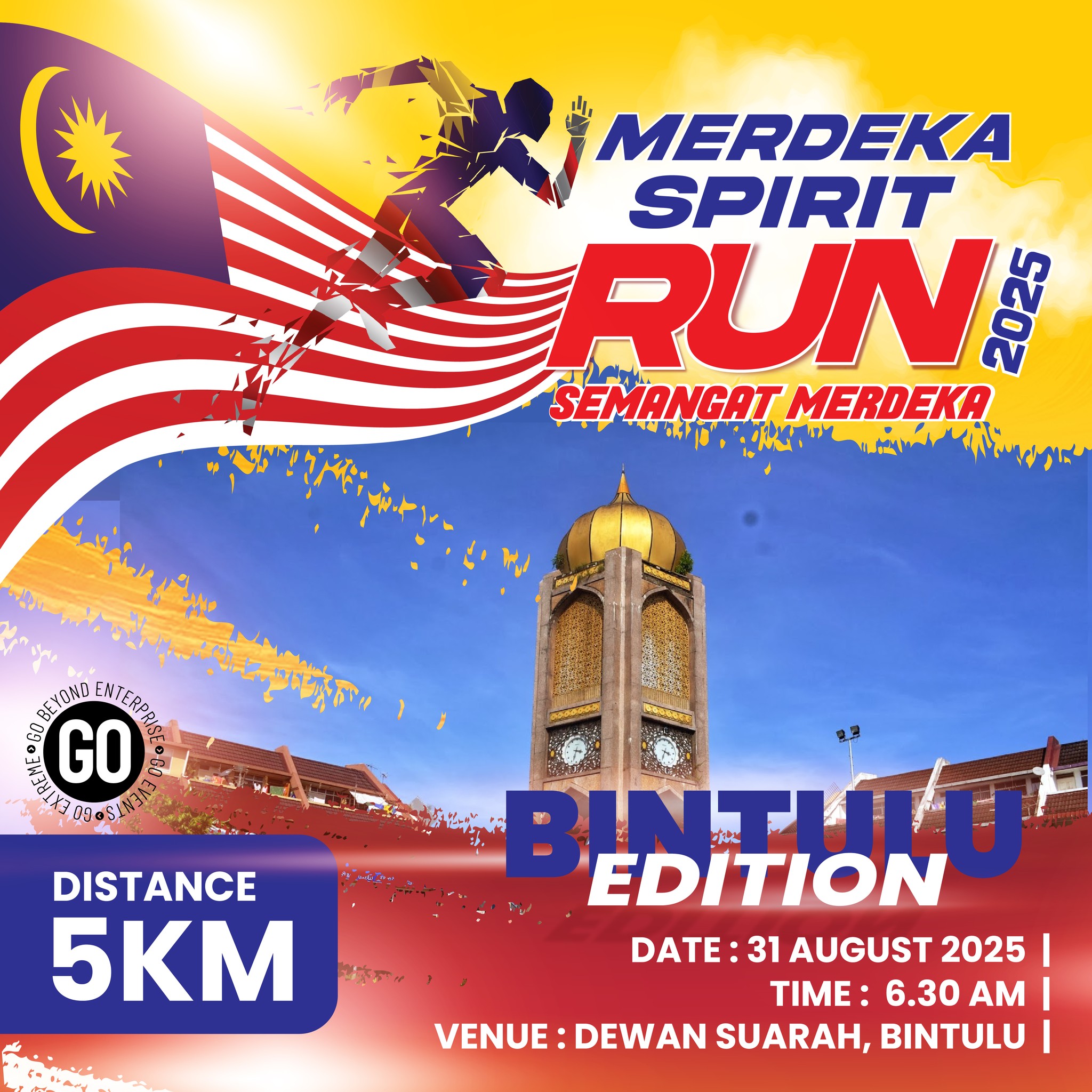 Checkpointspot - 🇲🇾 MERDEKA SPIRIT RUN 2025 – BINTULU... | Facebook
