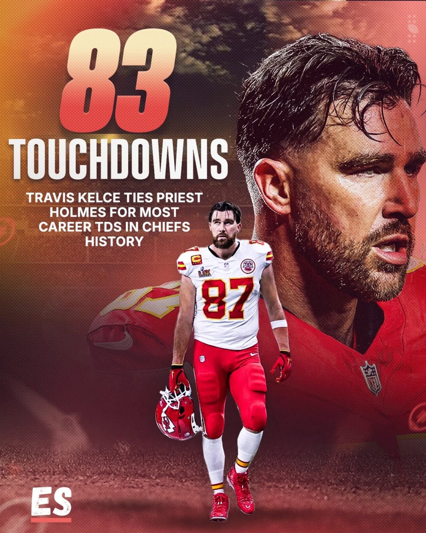 Travis Kelce... - EssentiallySports American Football NFL | Facebook