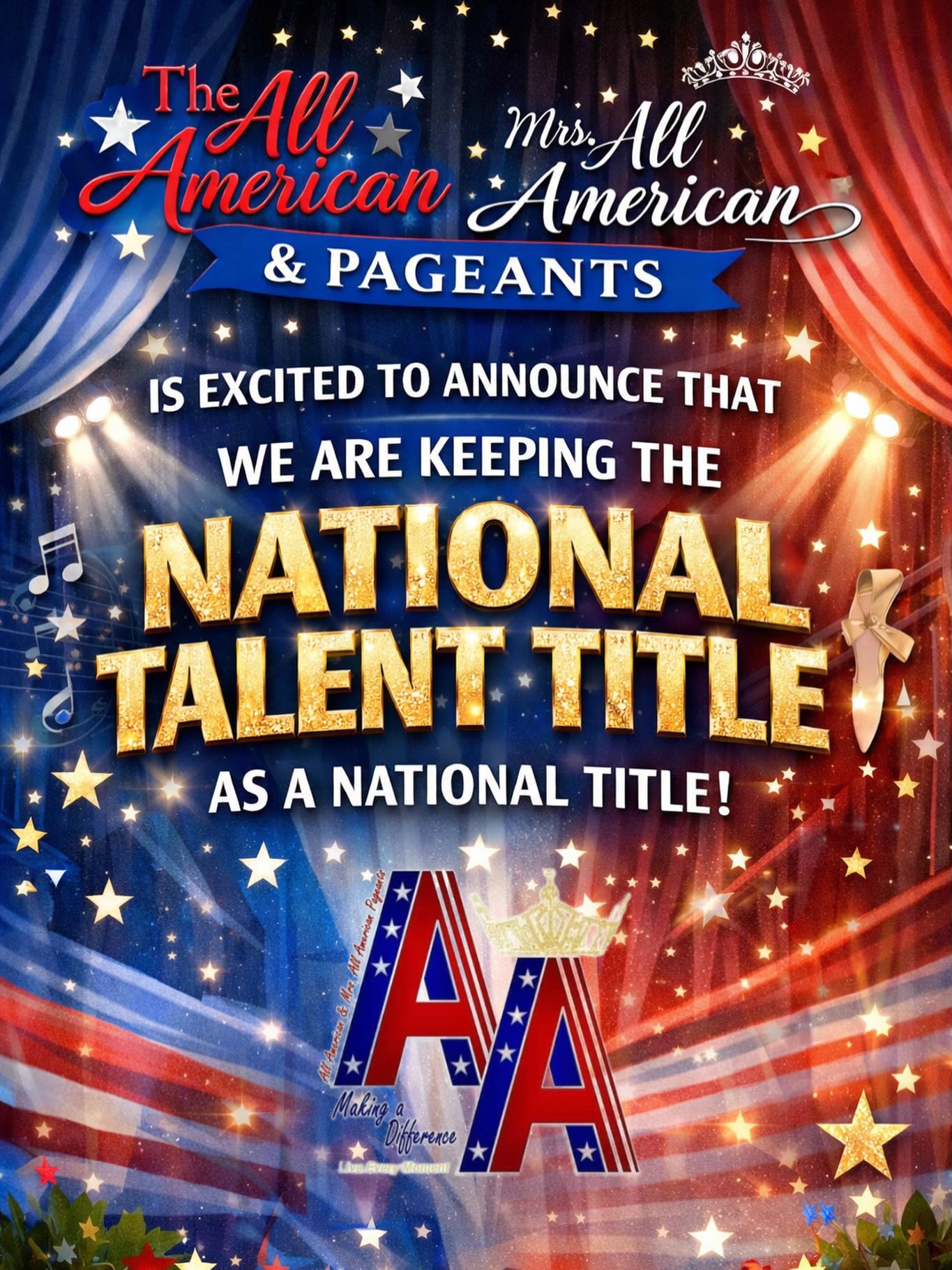 All - Big News from the All American & Mrs. All American Pageants! We ...