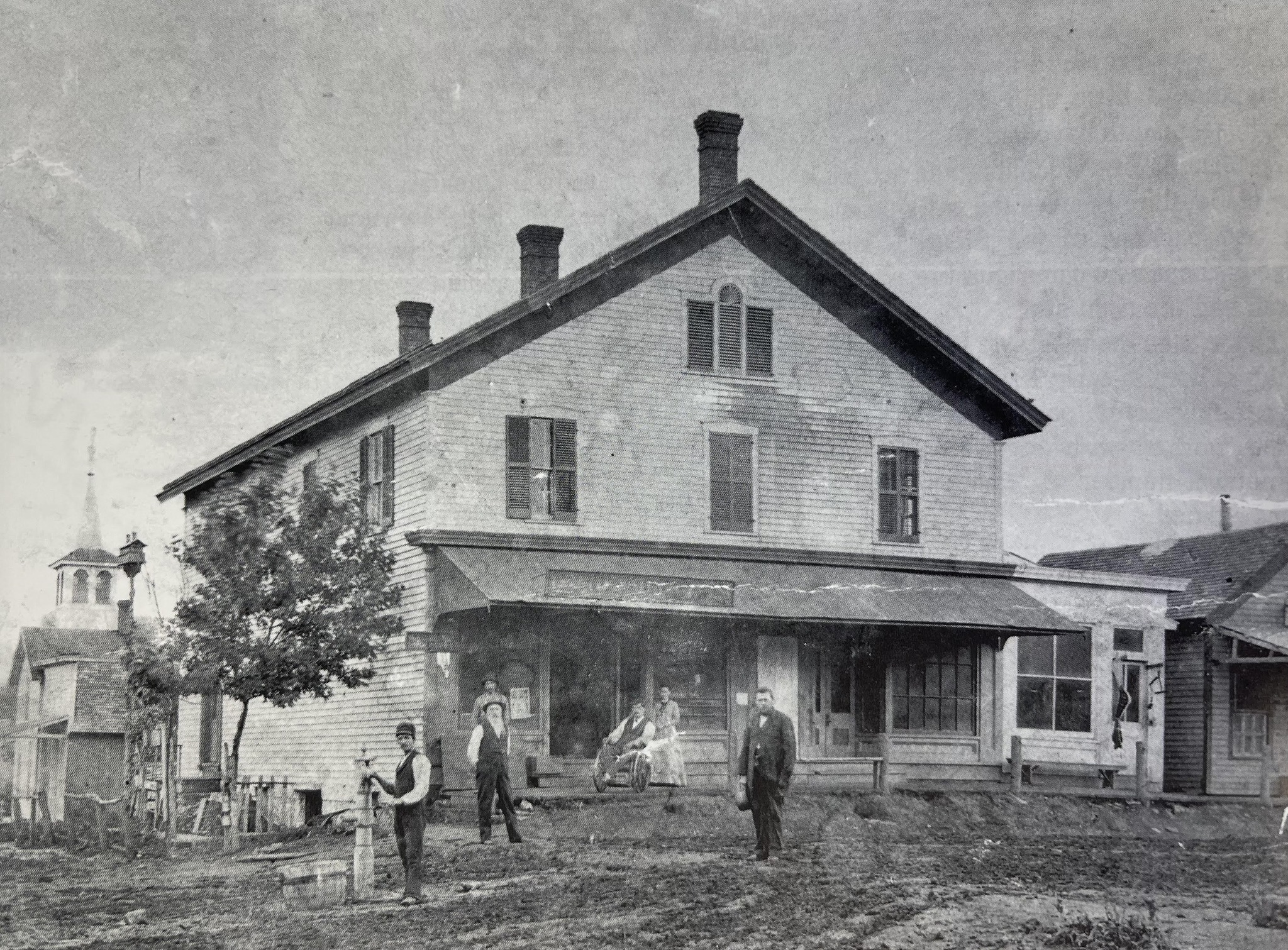 City - One of the oldest structures in West Branch is the building ...