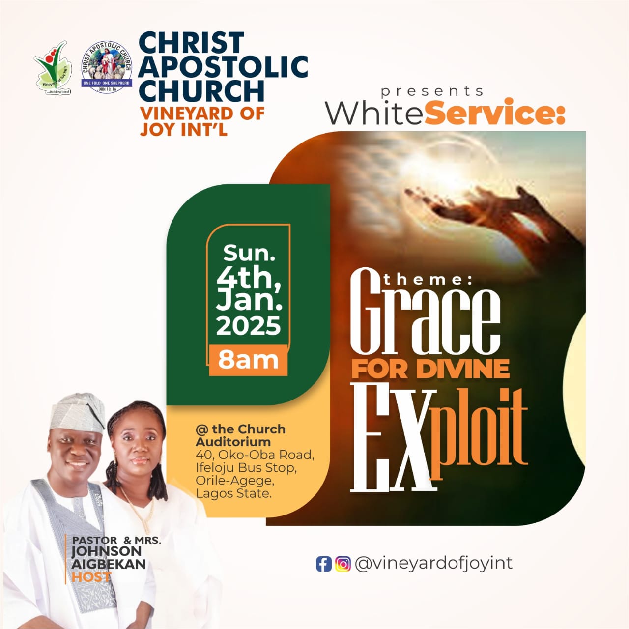 CRO... - Christ Apostolic Church Vineyard of Joy International | Facebook