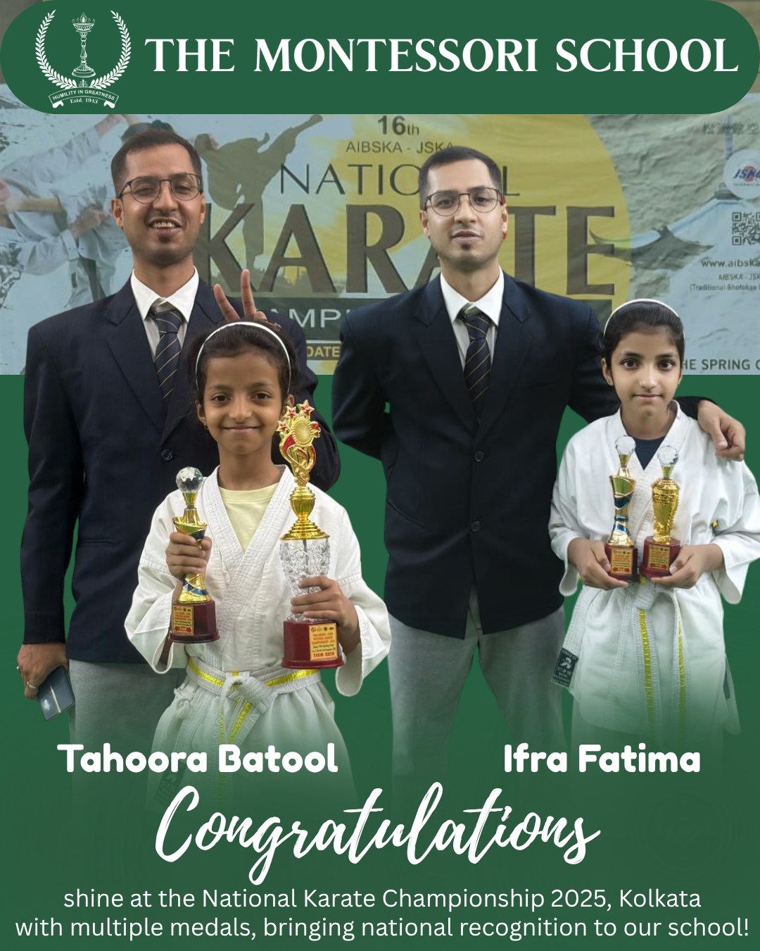 The Montessori - 🎉🏆 Proud Moment for The Montessori School! 🏆🎉 We are ...