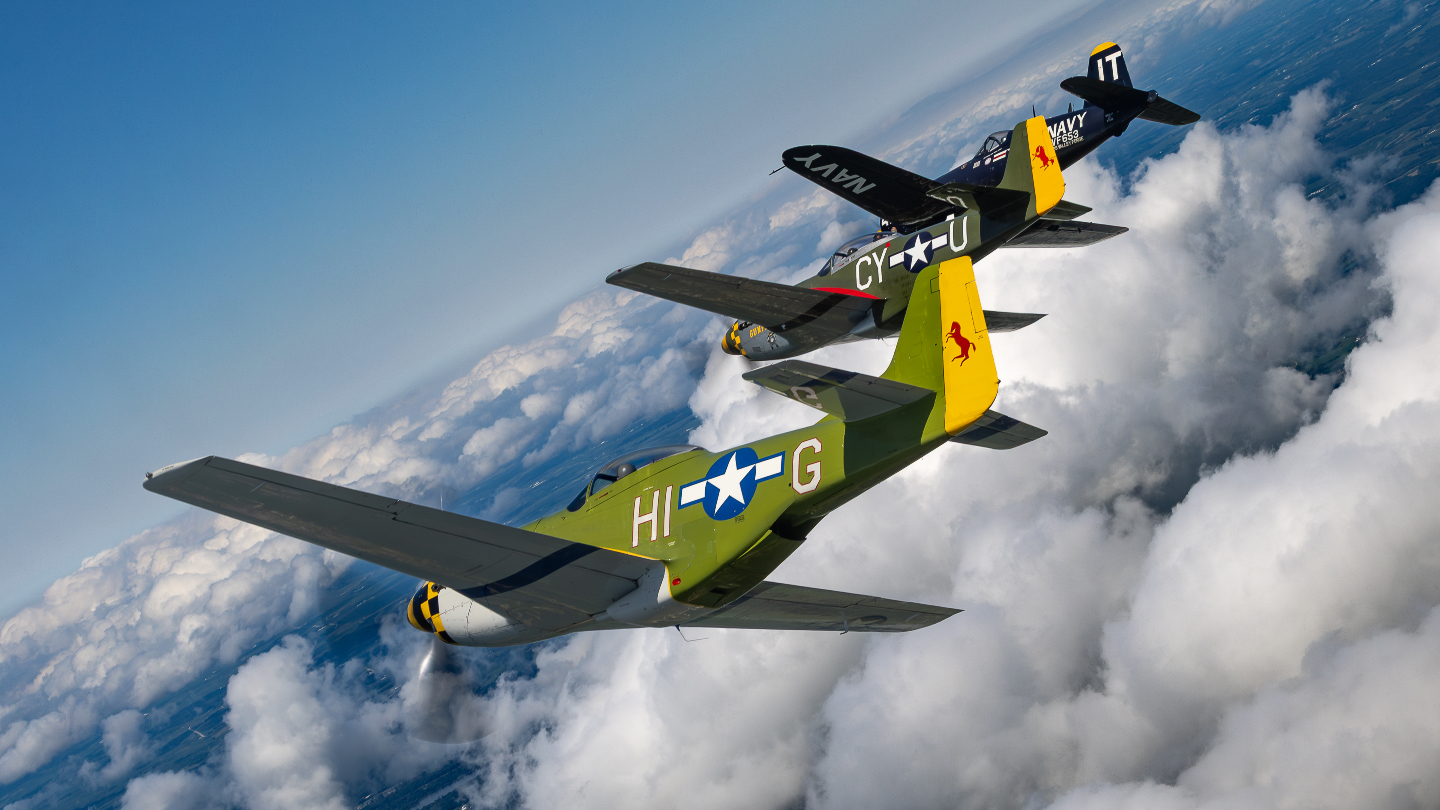 P-51 Gunfighter - Three legends. One frame. #p51mustang... | Facebook
