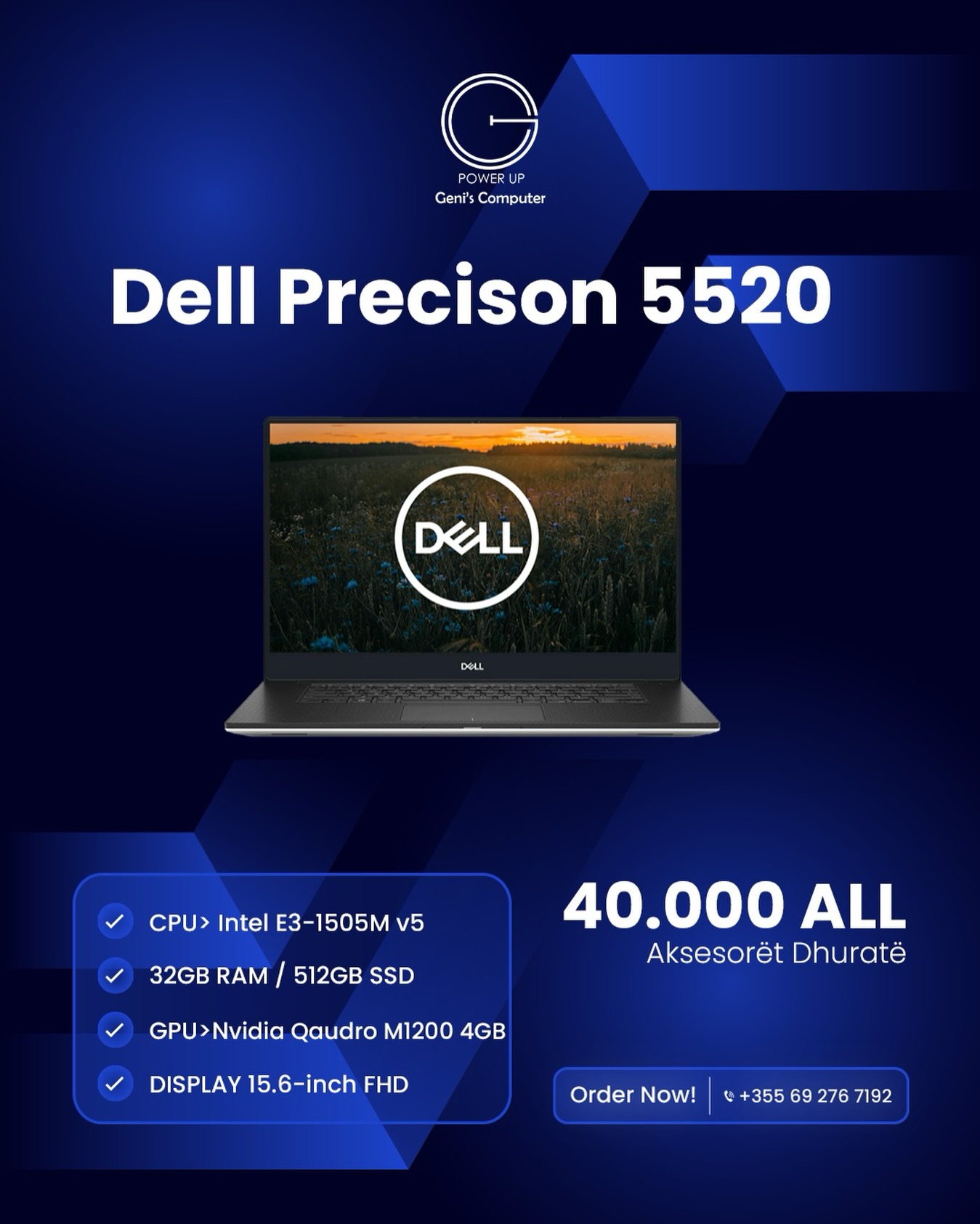 Geni's - 💥 DELL PRECISION 5520 – WORKSTATION PRO 🌪️ 💻 Intel Xeon E3 ...
