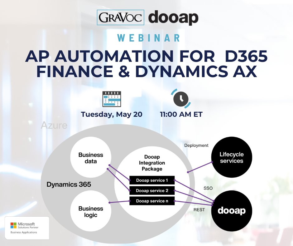 GraVoc - Still think AP automation in Dynamics 365 Finance... | Facebook