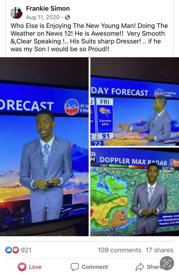 Meteorologist Mikel... - Meteorologist Mikel Hannah-Harding