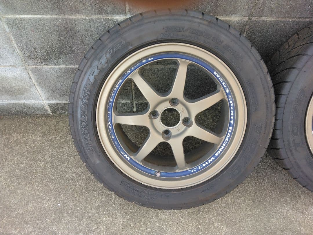 Weds Sport SA90 15x7 +38 4x100 No Tires