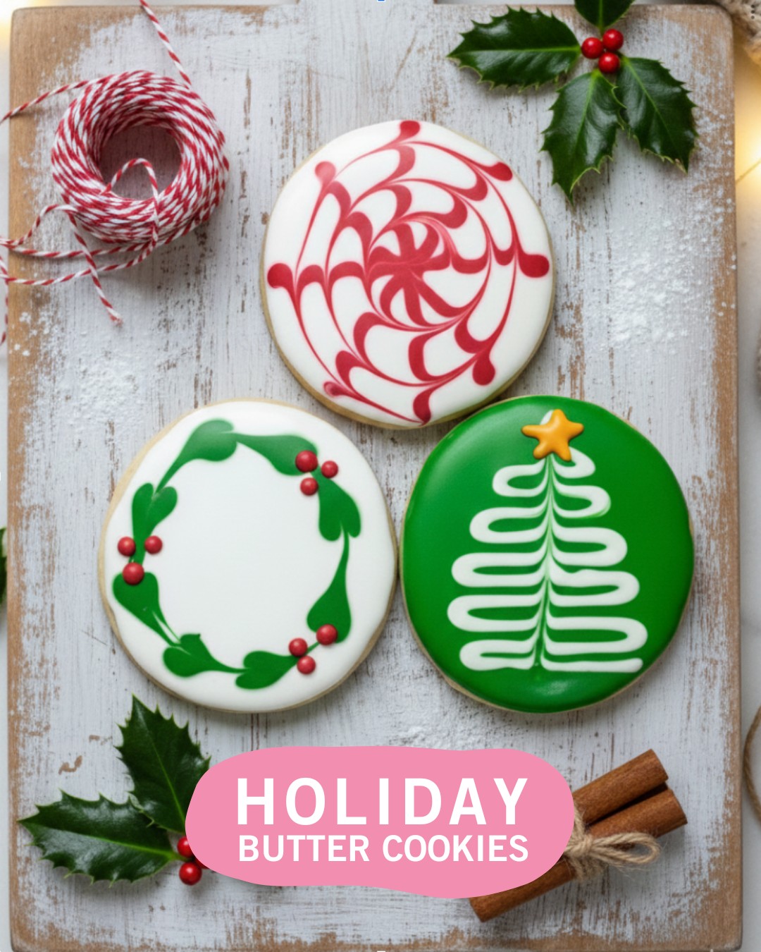 Dufflet - A classic treat made festive! ️🍪 Our Holiday Butter Cookies ...