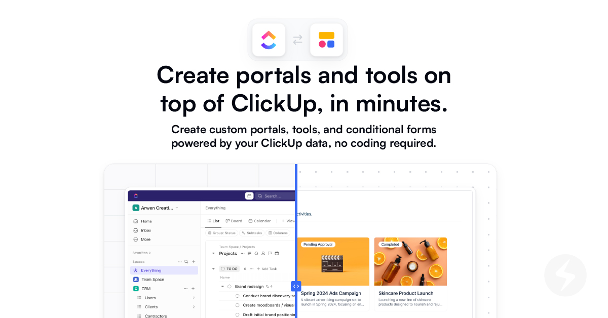 Slick - Great News! Softr has a new integration with ClickUp, so you ...