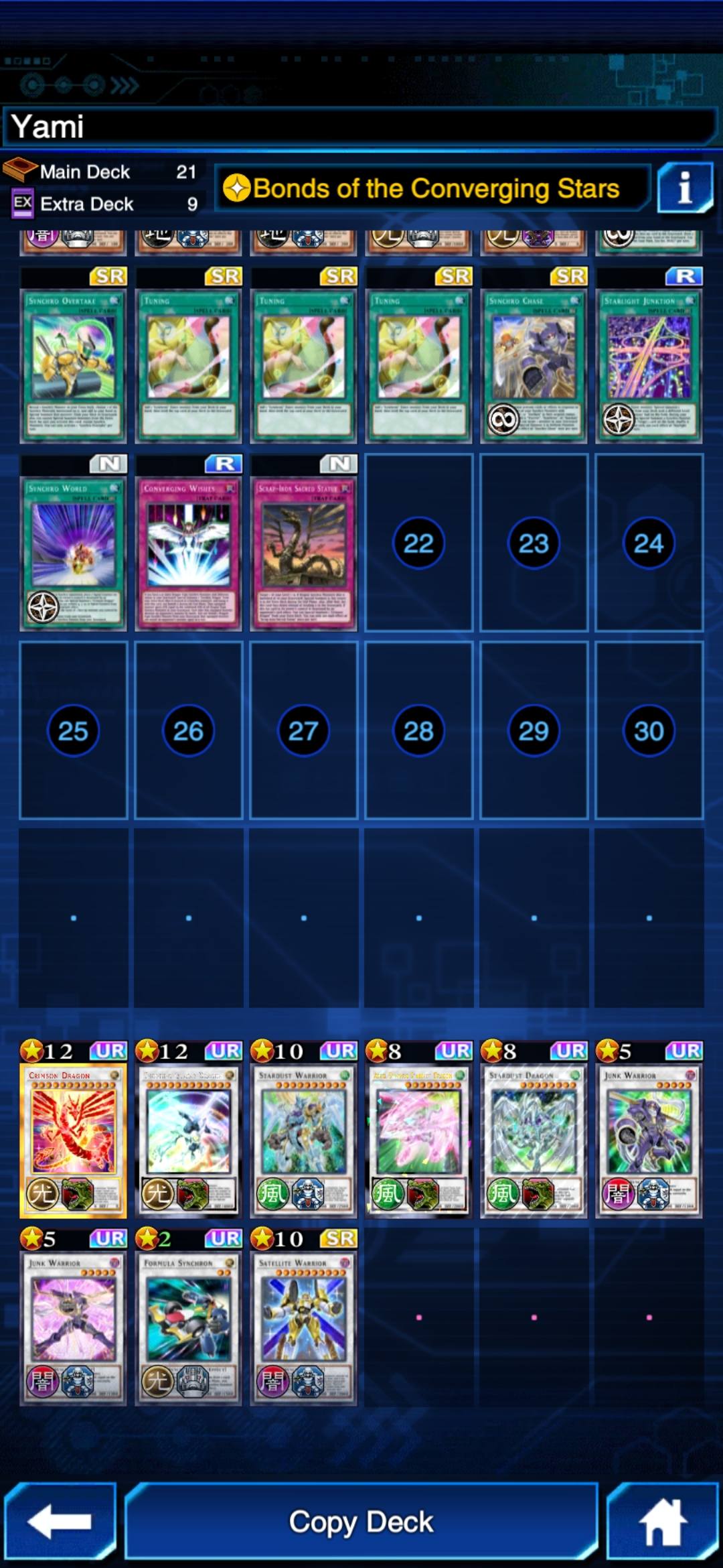 yugioh duel link synchro deck Complete Custom for Yu-Gi-Oh! 5D's yugioh duel links stardust deck