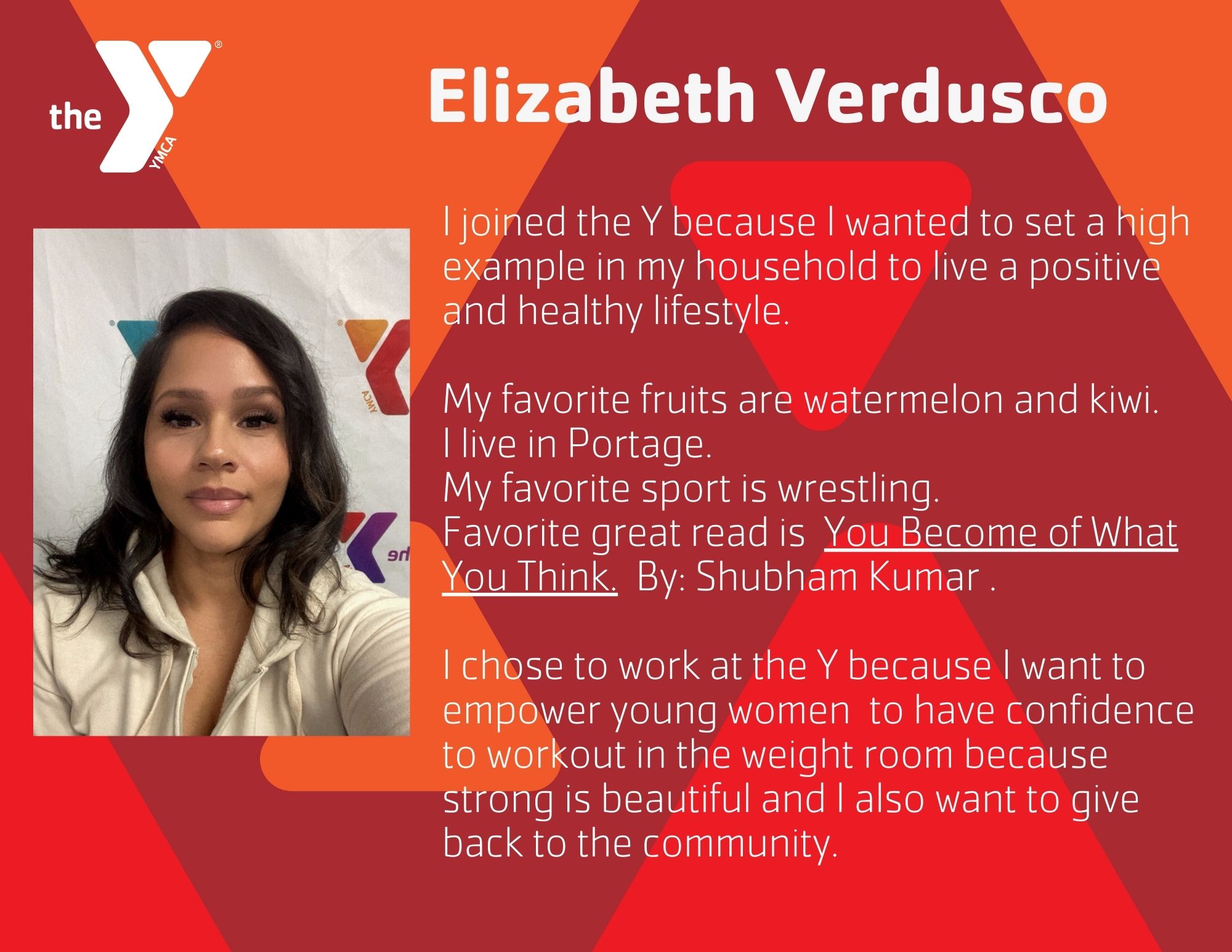Portage - Please help us welcome Elizabeth to the Portage YMCA Family ...