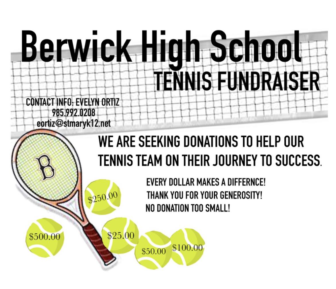 Berwick - Any amount helps our tennis team! This is your chance to give ...