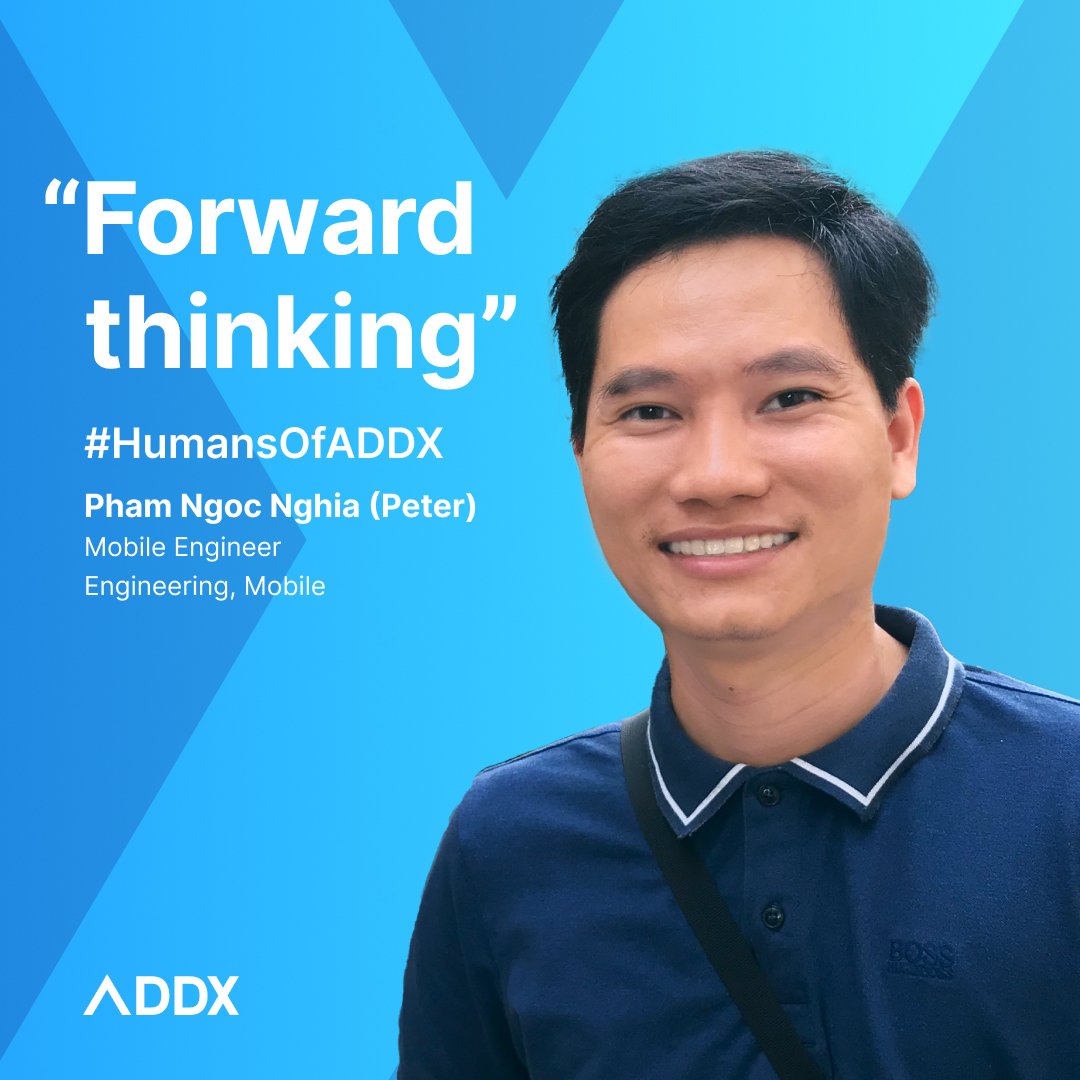 ADDX.co - Meet Peter, our Mobile Engineer 👋 He is...